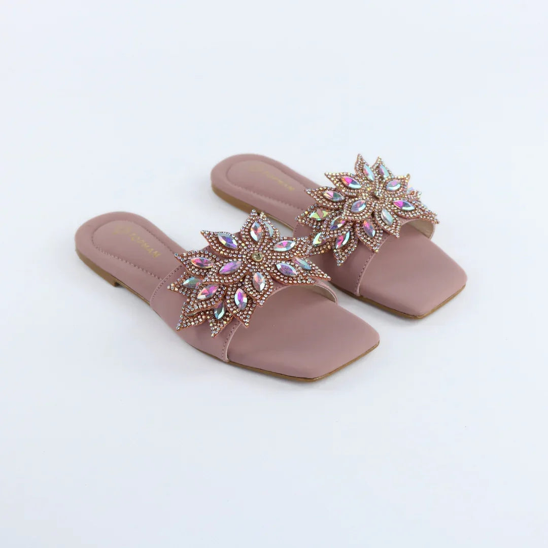 Pink Crystal Flower-F014