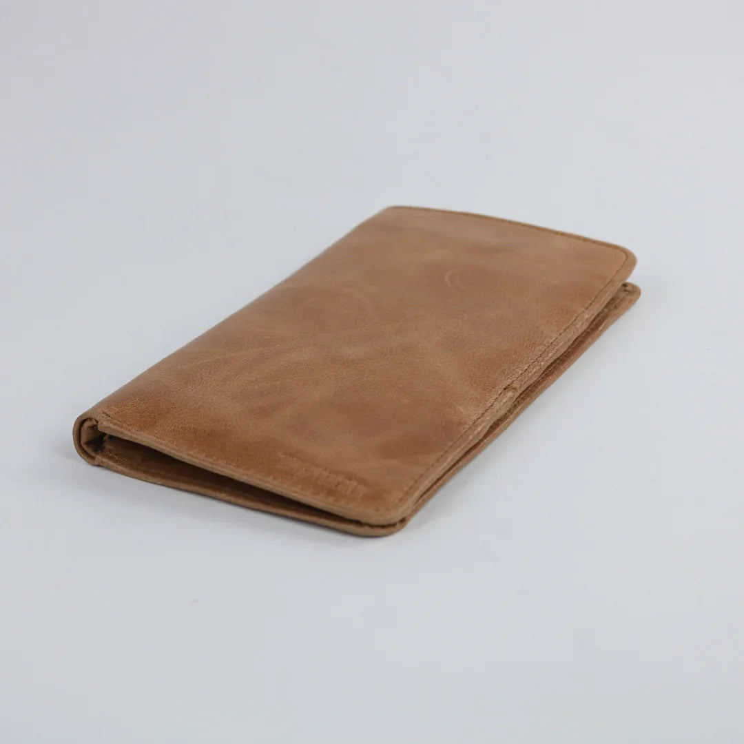 Leather Long Wallet-W001