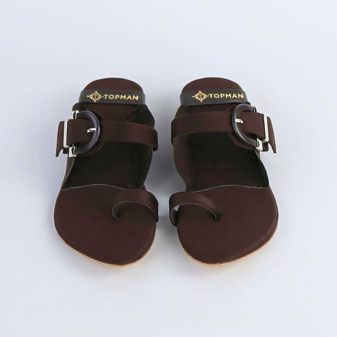 Buckle Brown Flats