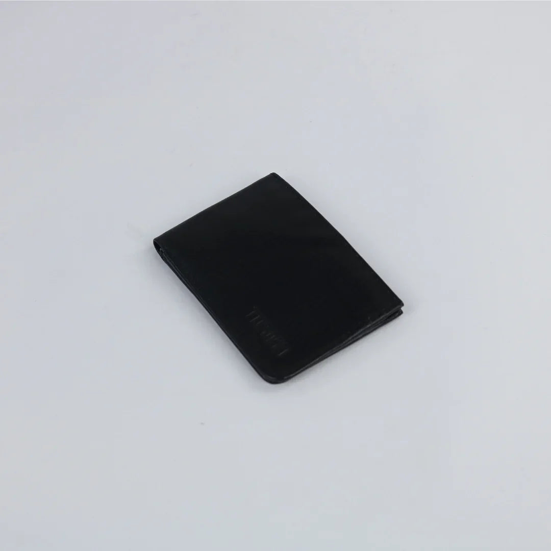 Black Leather Wallet-W010