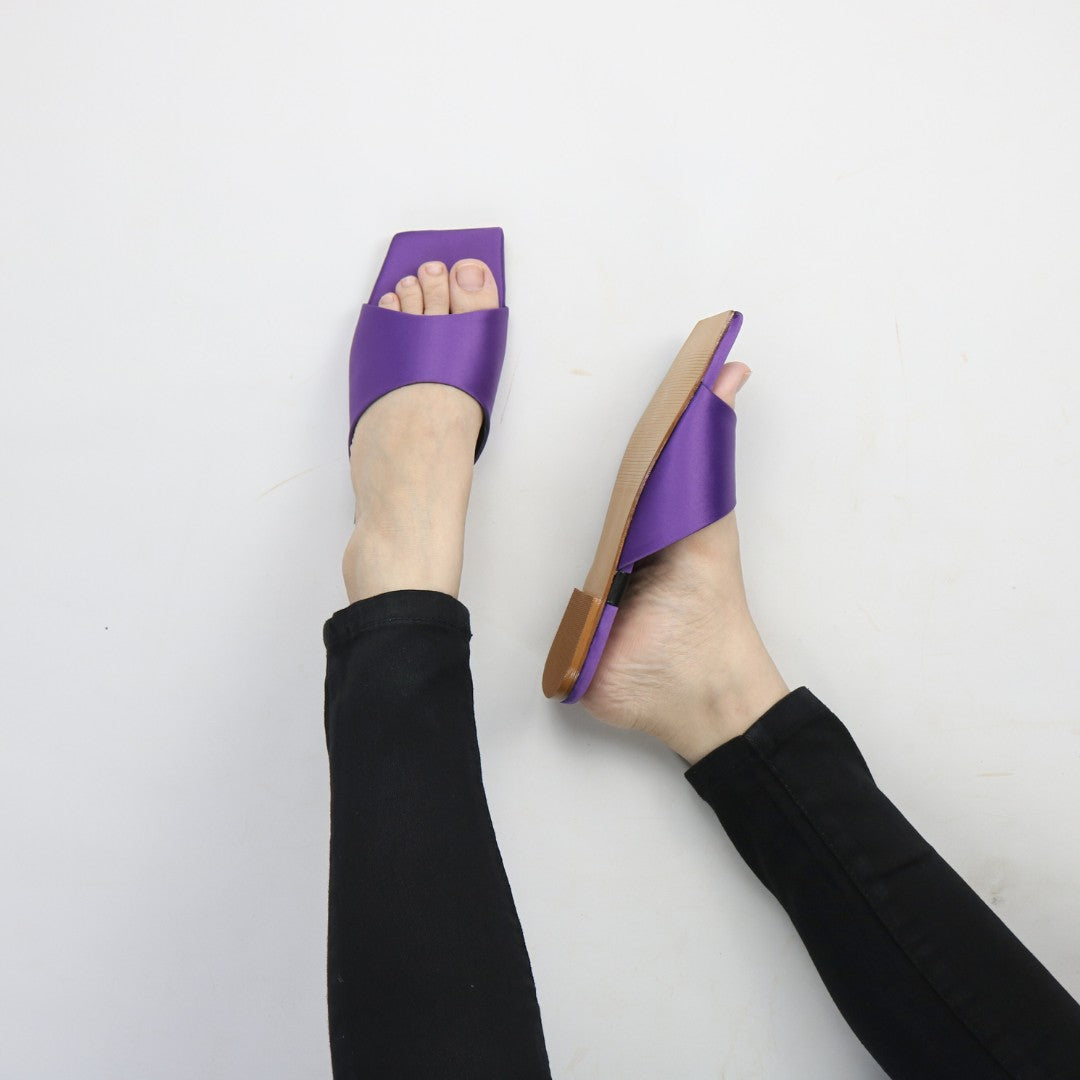 Purple Elegance Flats