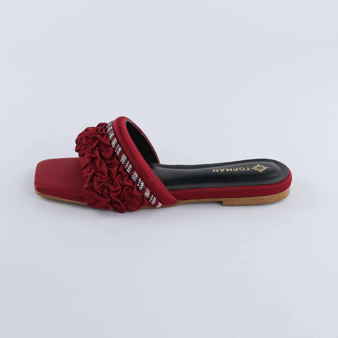 Red Ruffle Sliders