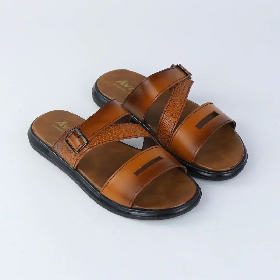 Mustard Slip-On Slippers for Kids-BT-001