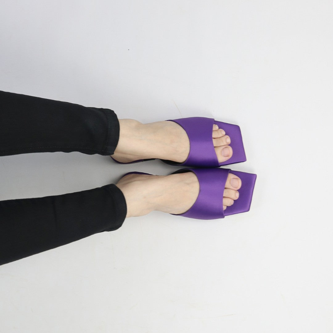 Purple Elegance Flats