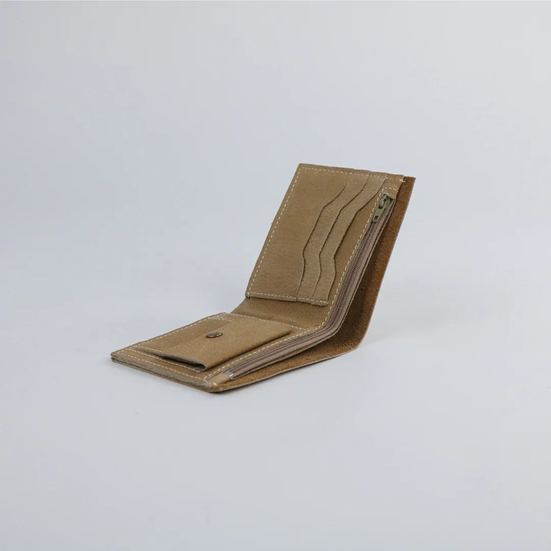Camel Leather Wallet-W016