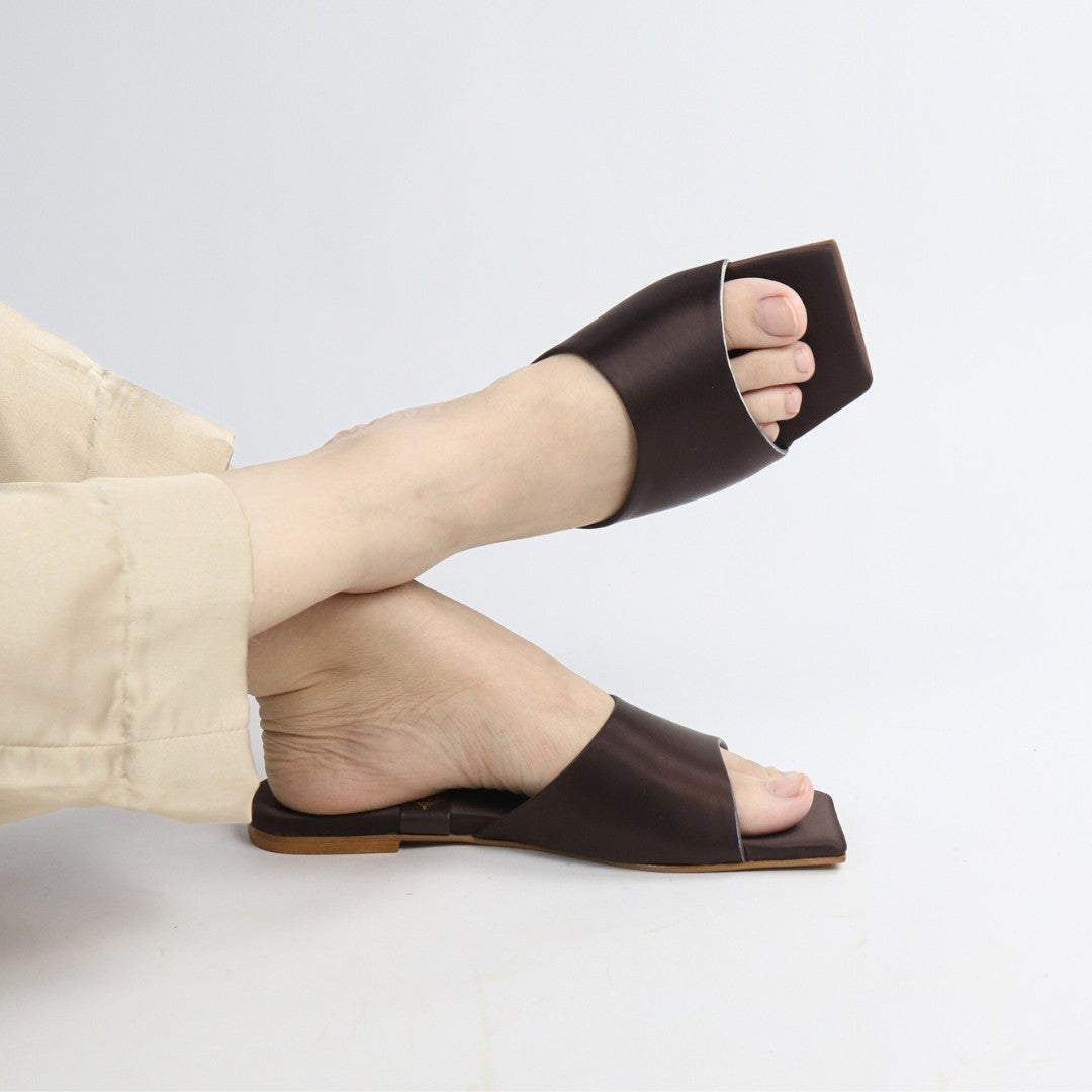 Brown Elegance Flats
