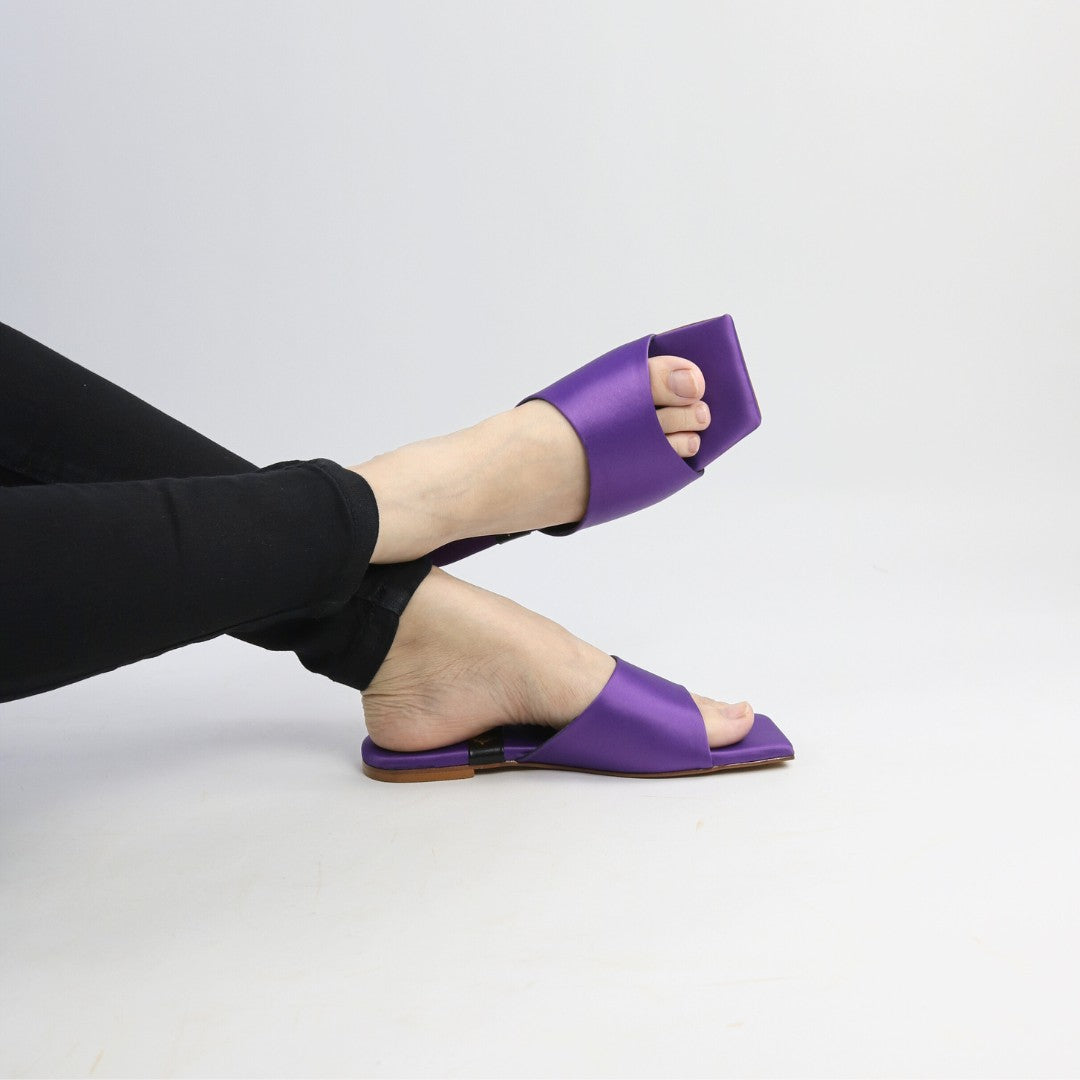 Purple Elegance Flats