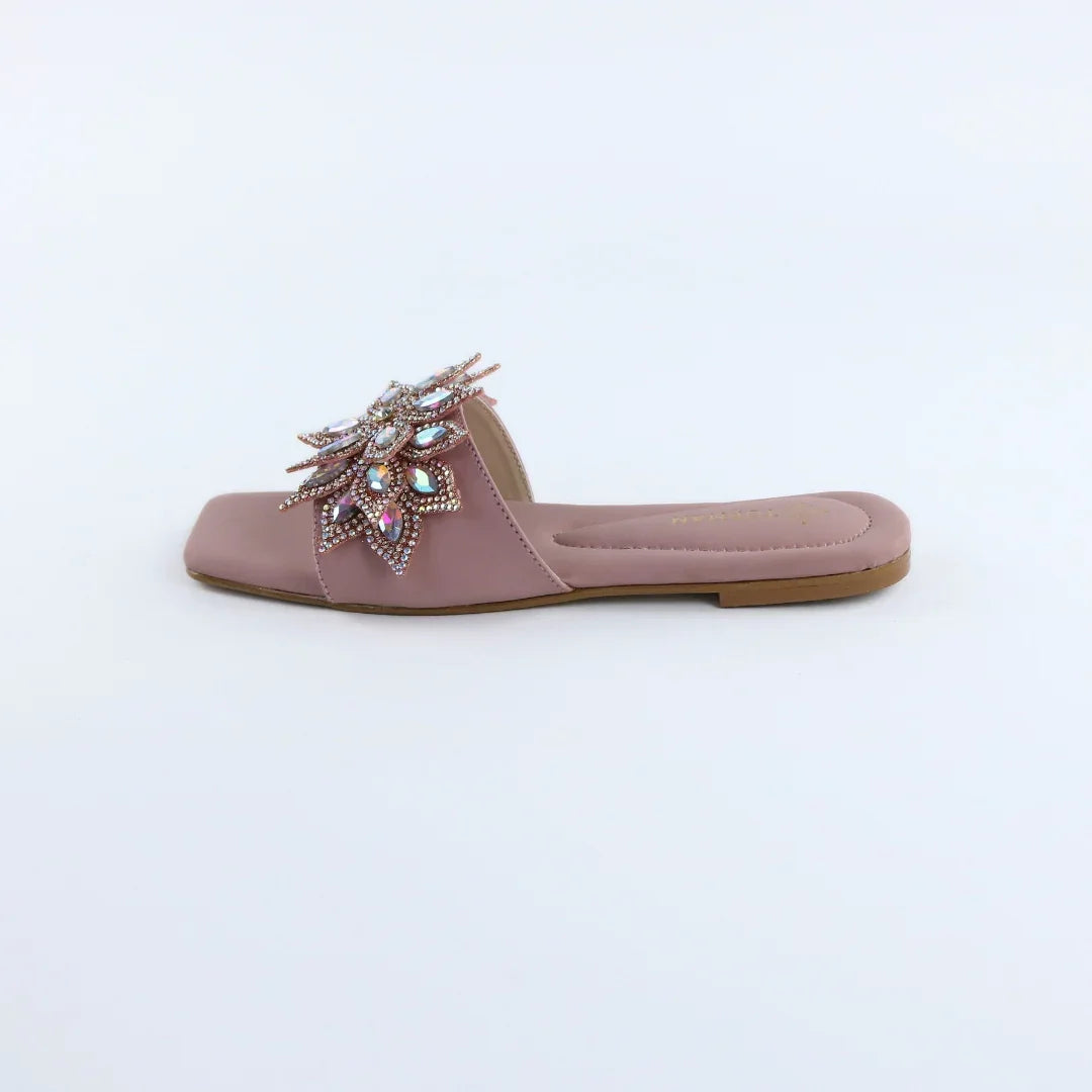 Pink Crystal Flower-F014