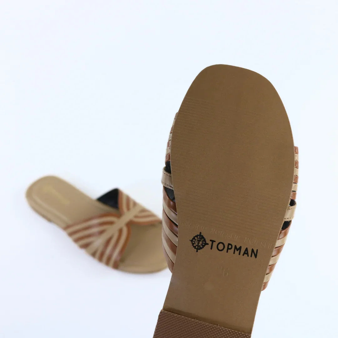 Tan Cross Strap-F003