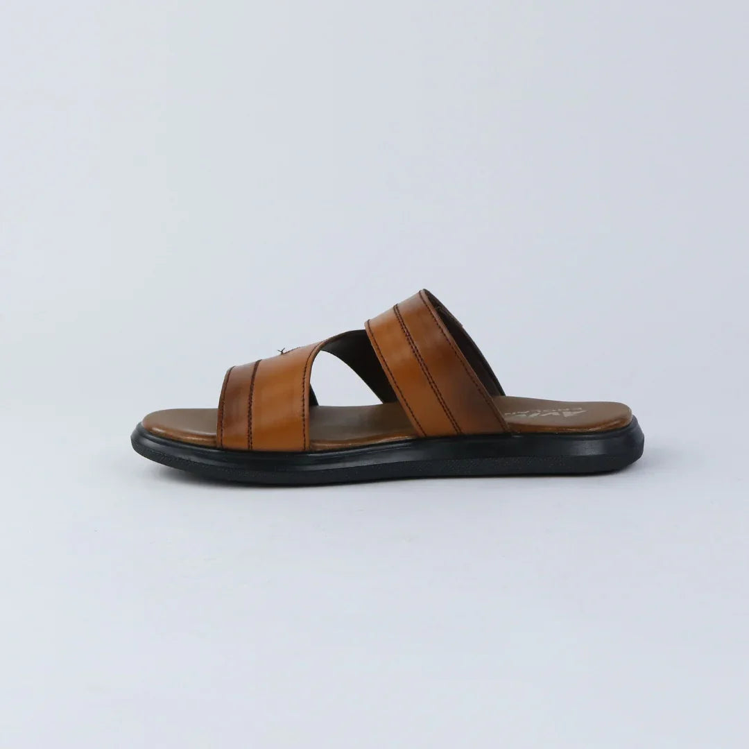 Kids Cross Strap Mustard Slippers-BT-003