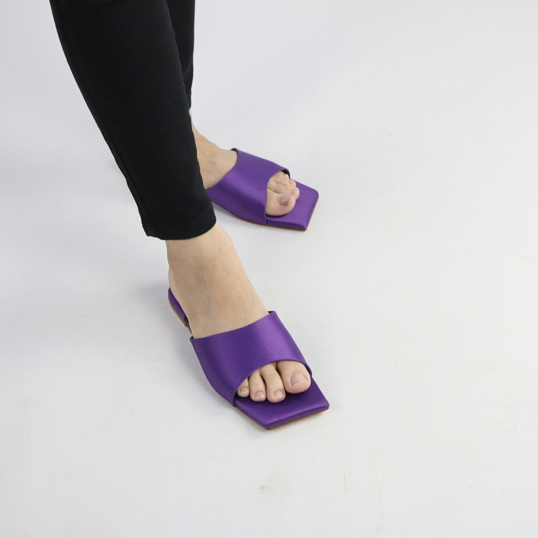 Purple Elegance Flats