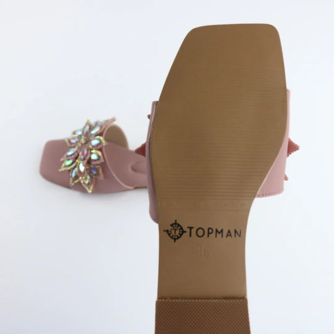 Pink Crystal Flower-F014