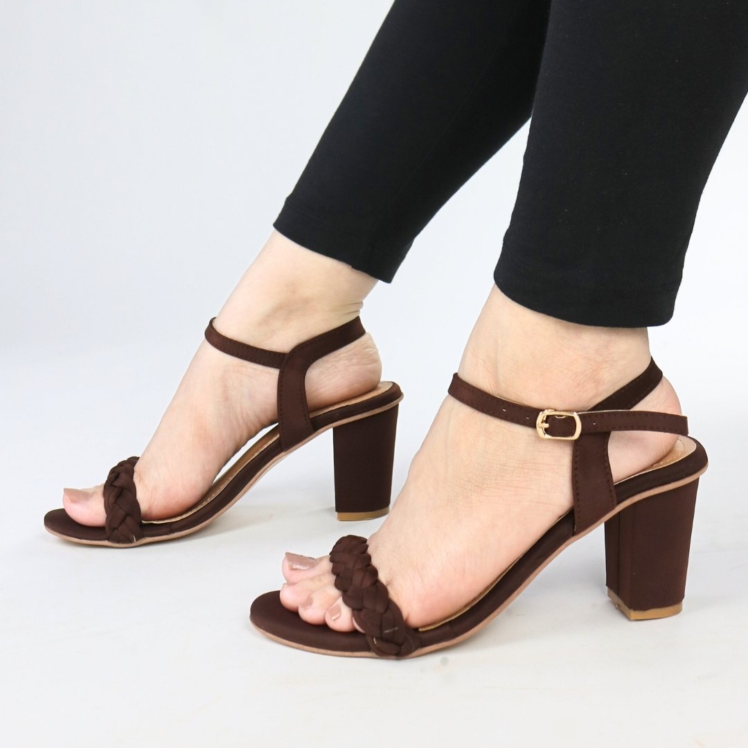 Brown Glam Heels