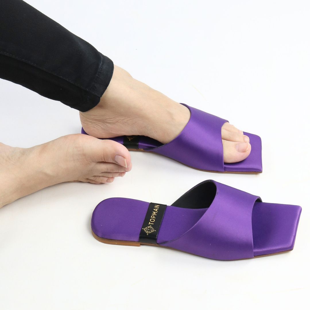 Purple Elegance Flats