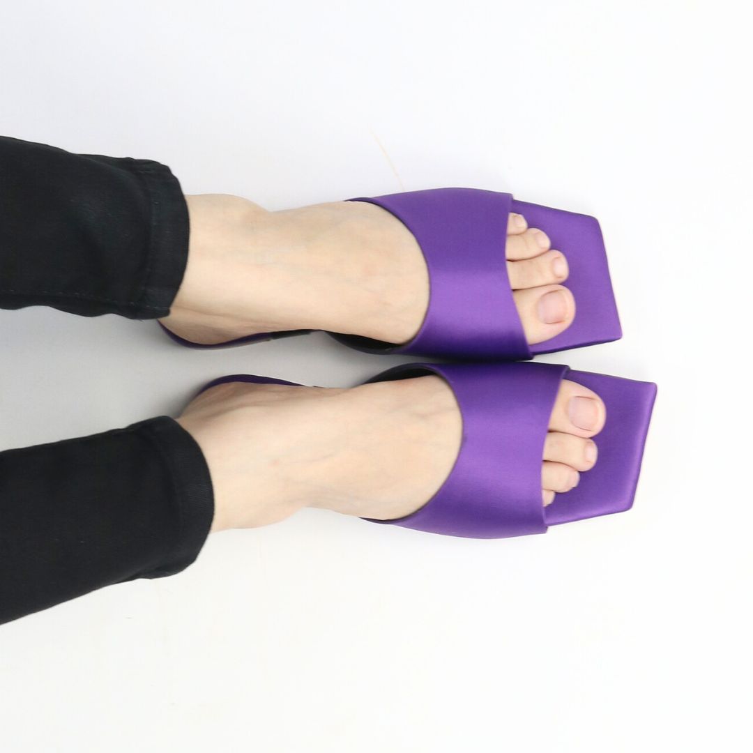 Purple Elegance Flats