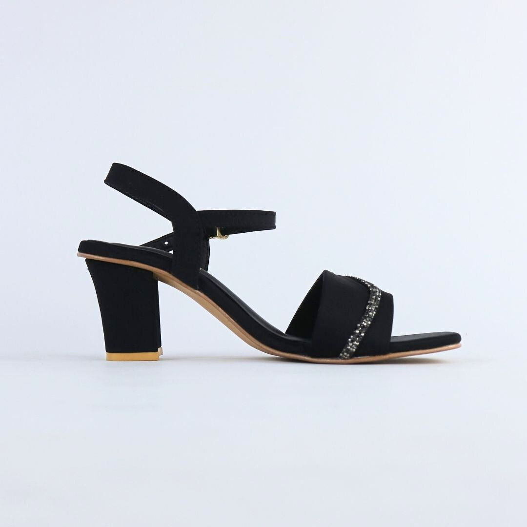 Black Luxe Heels