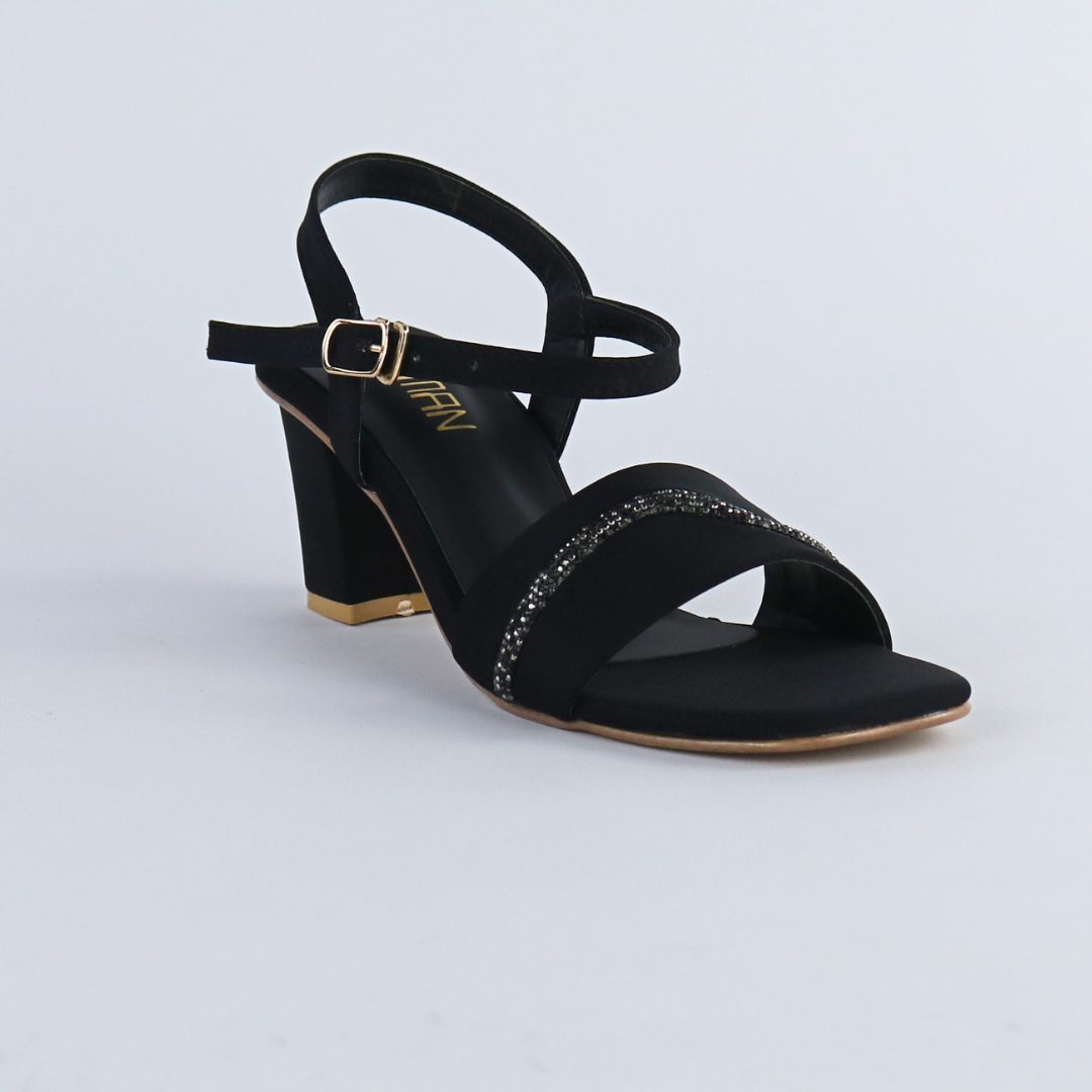 Black Luxe Heels