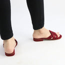 Red Charm Flats