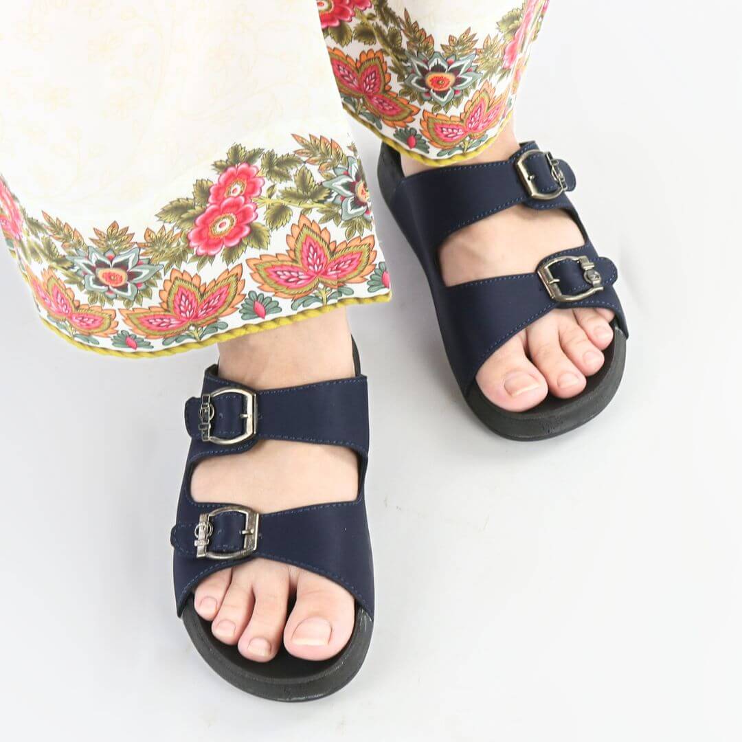 Blue Comfort Slippers