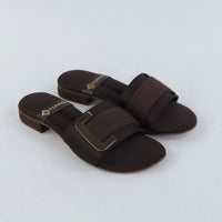 Velora Charm Flats – Brown