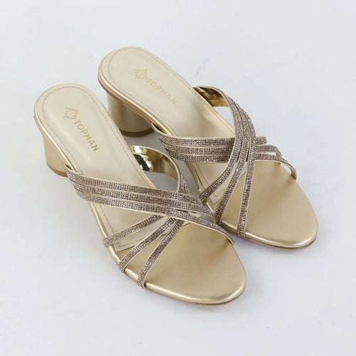 Prime Weave Heels – Golden