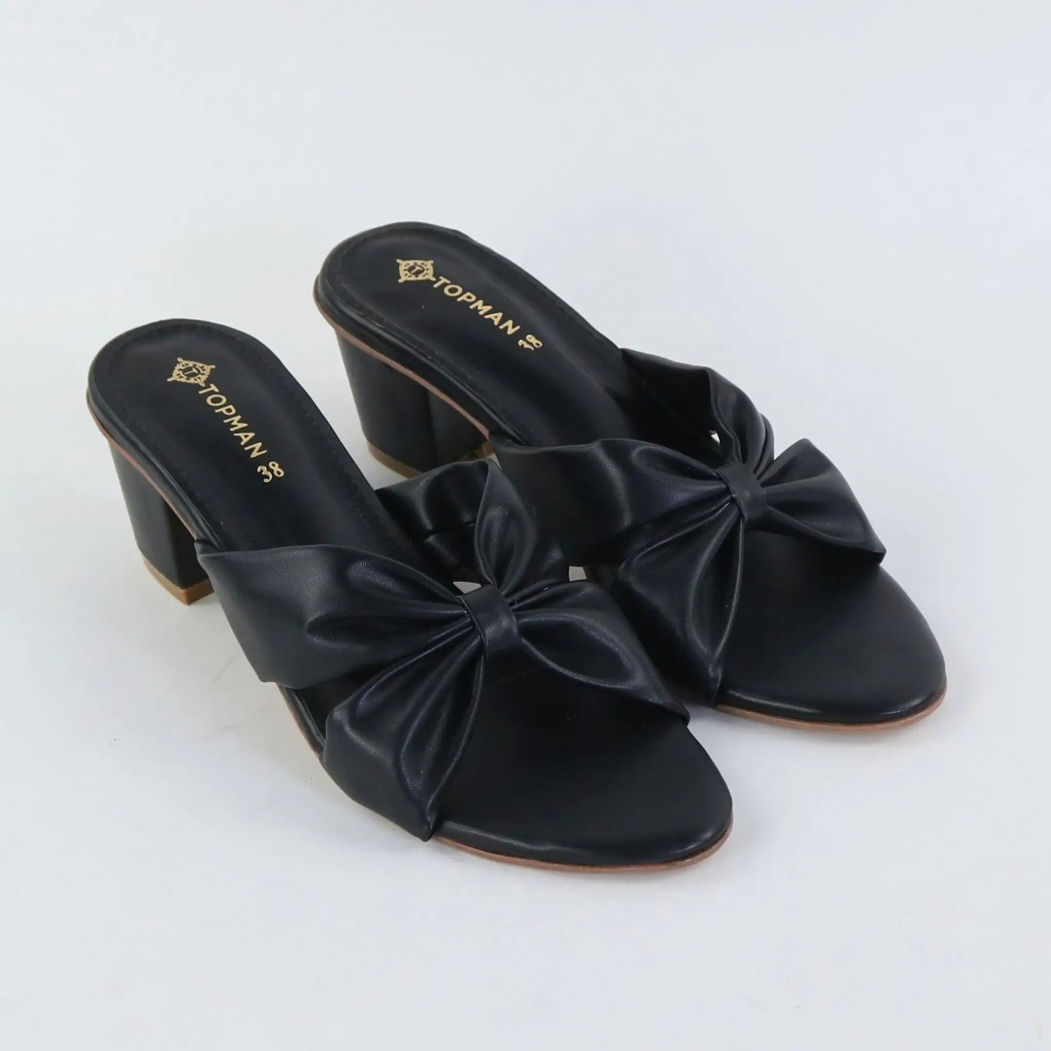 Velora Bow Heels – Black