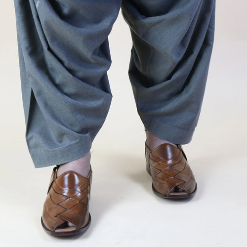 Topman Leather Peshawari – Mustard