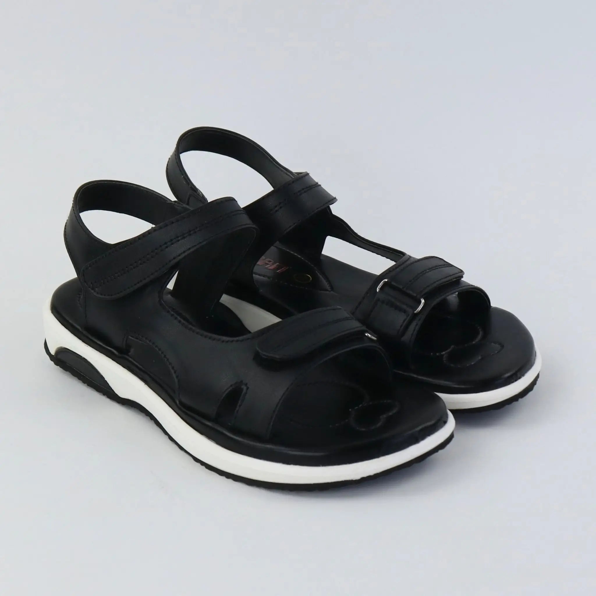 Black Step Sandals