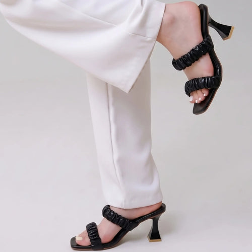 Black Pleated