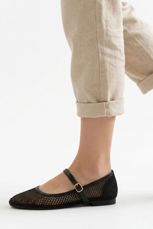 Noir Ballet Net Pumps