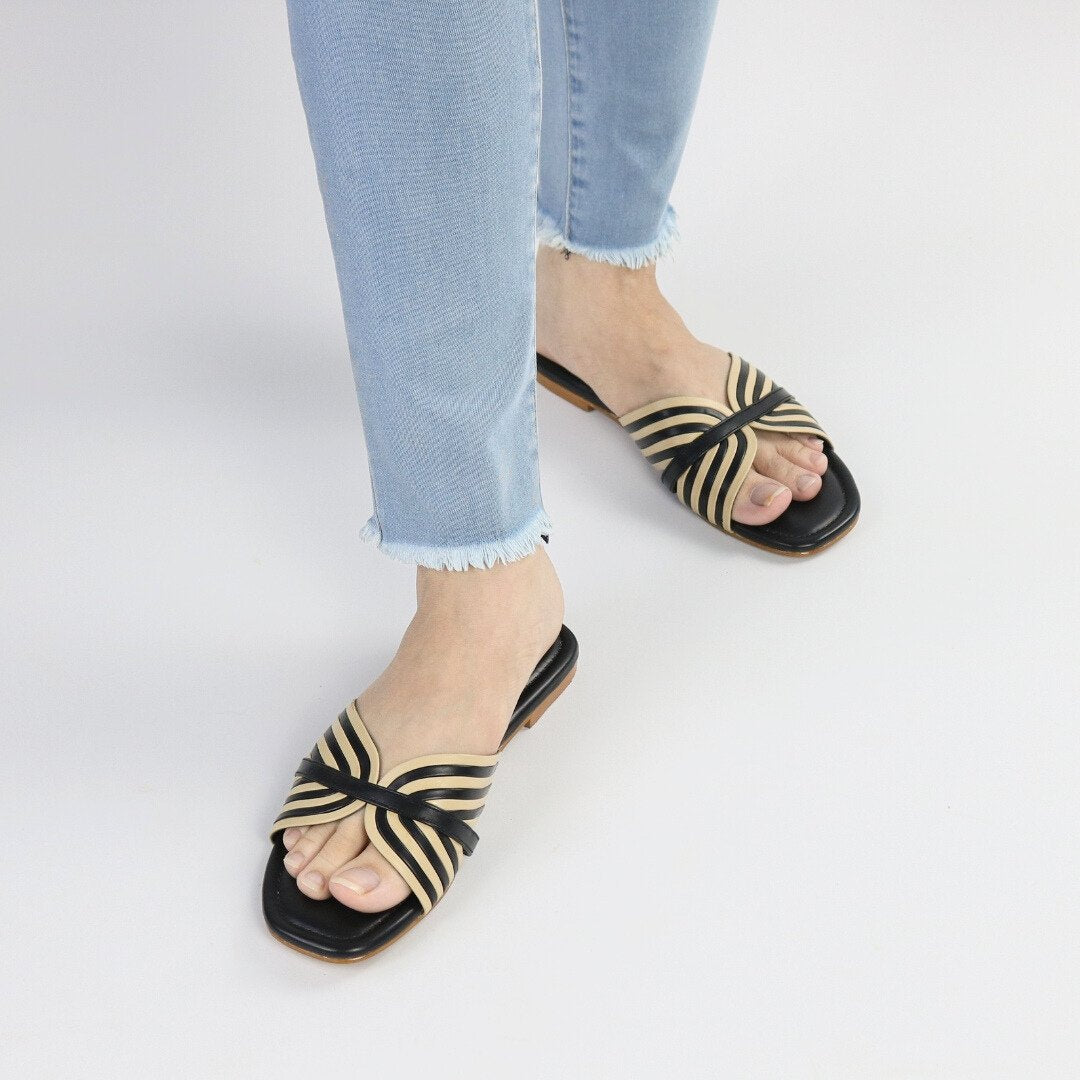 Black Cross Strap