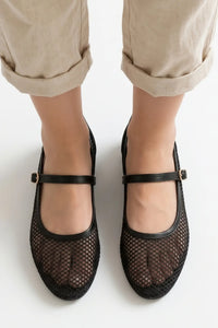 Noir Ballet Net Pumps