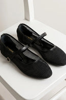 Noir Ballet Net Pumps
