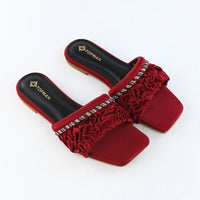Ruffle Flats – Red