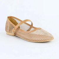 Beige Ballet Pumps