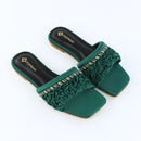 Ruffle Flats – Green