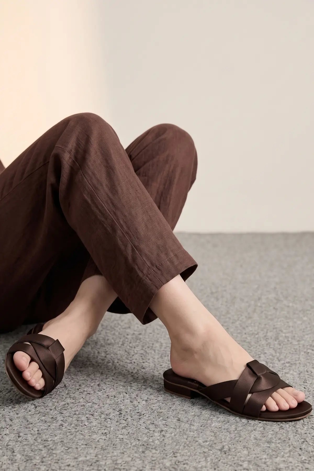 Brown Charm Flats
