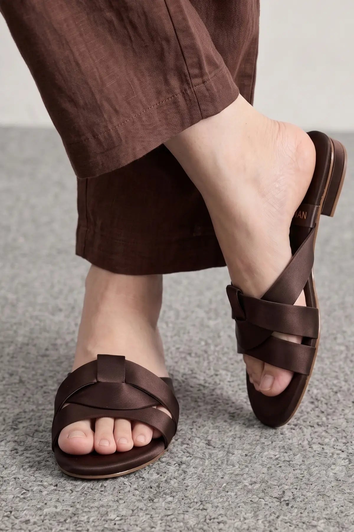 Brown Charm Flats