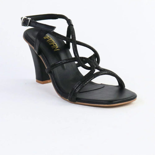 Women’s Black Strappy Heels