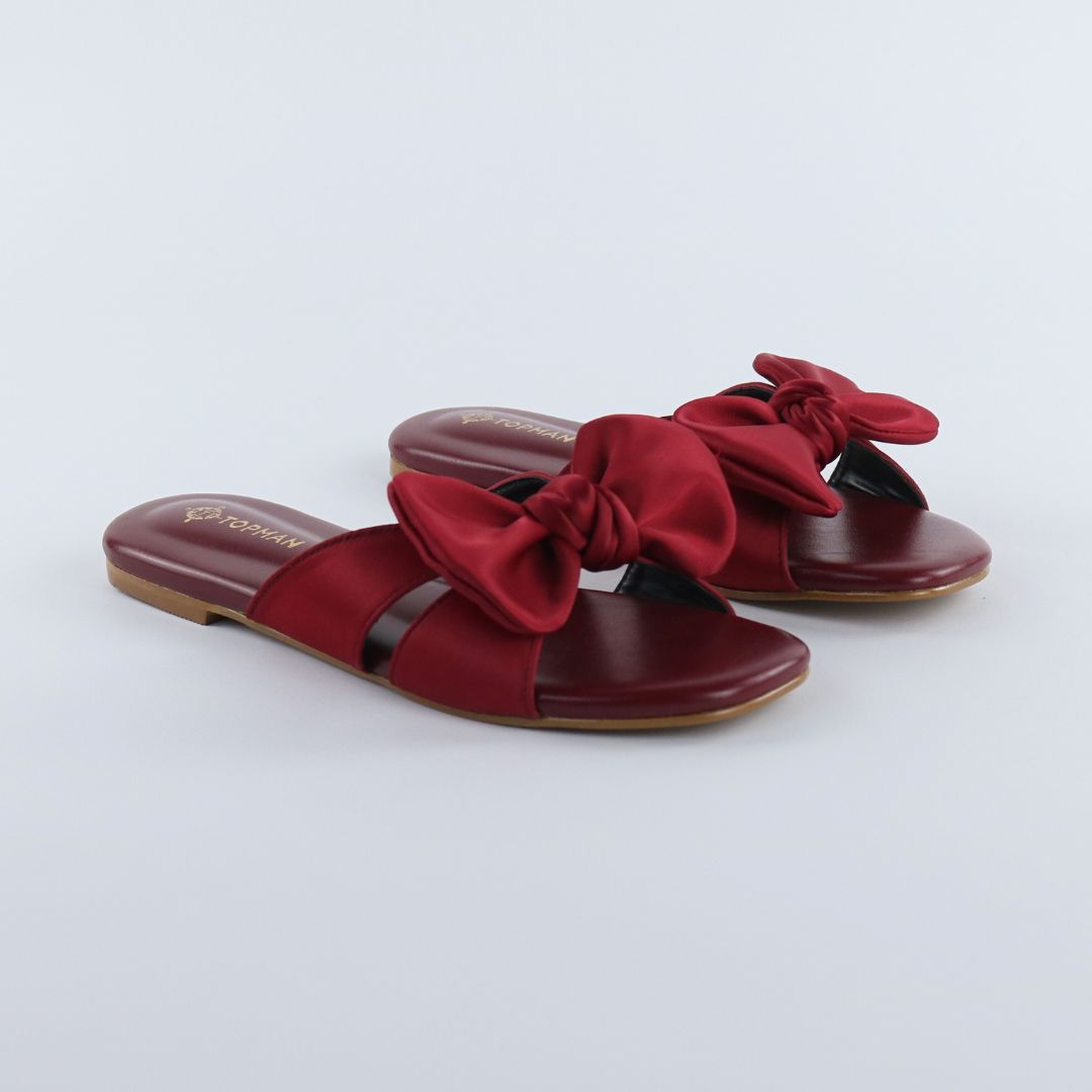 Red Satin Bow