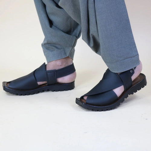 Traditional Black Peshawari