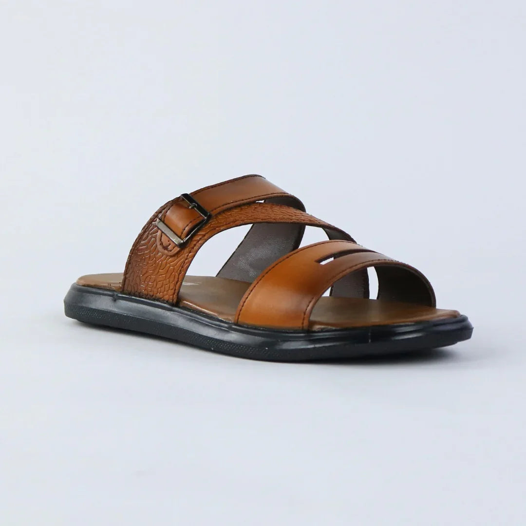 Mustard Slip-On Slippers for Kids-BT-001
