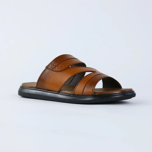 Kids Cross Strap Mustard Slippers-BT-003