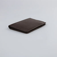 Dark Brown Leather Wallet-W019