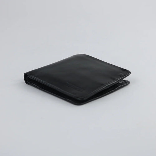 Black Leather Wallet-W002