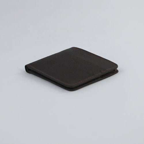 Dark Brown Leather Wallet-W017