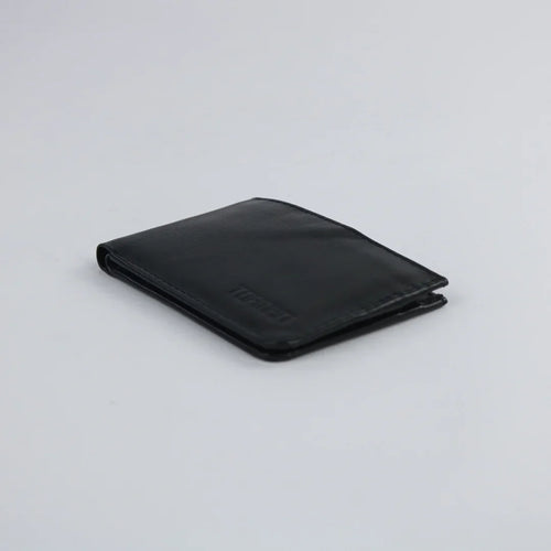 Black Leather Wallet-W010