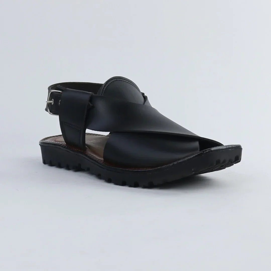 Traditional Black Peshawari-P003