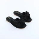 Black Satin Bow-F001