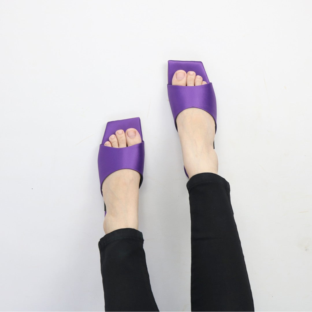 Purple Elegance Flats